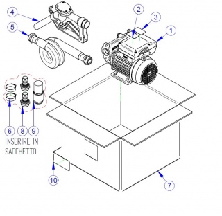 KIT POMPA COMBUSTIBIL - PIUSI56 - PORTABILA